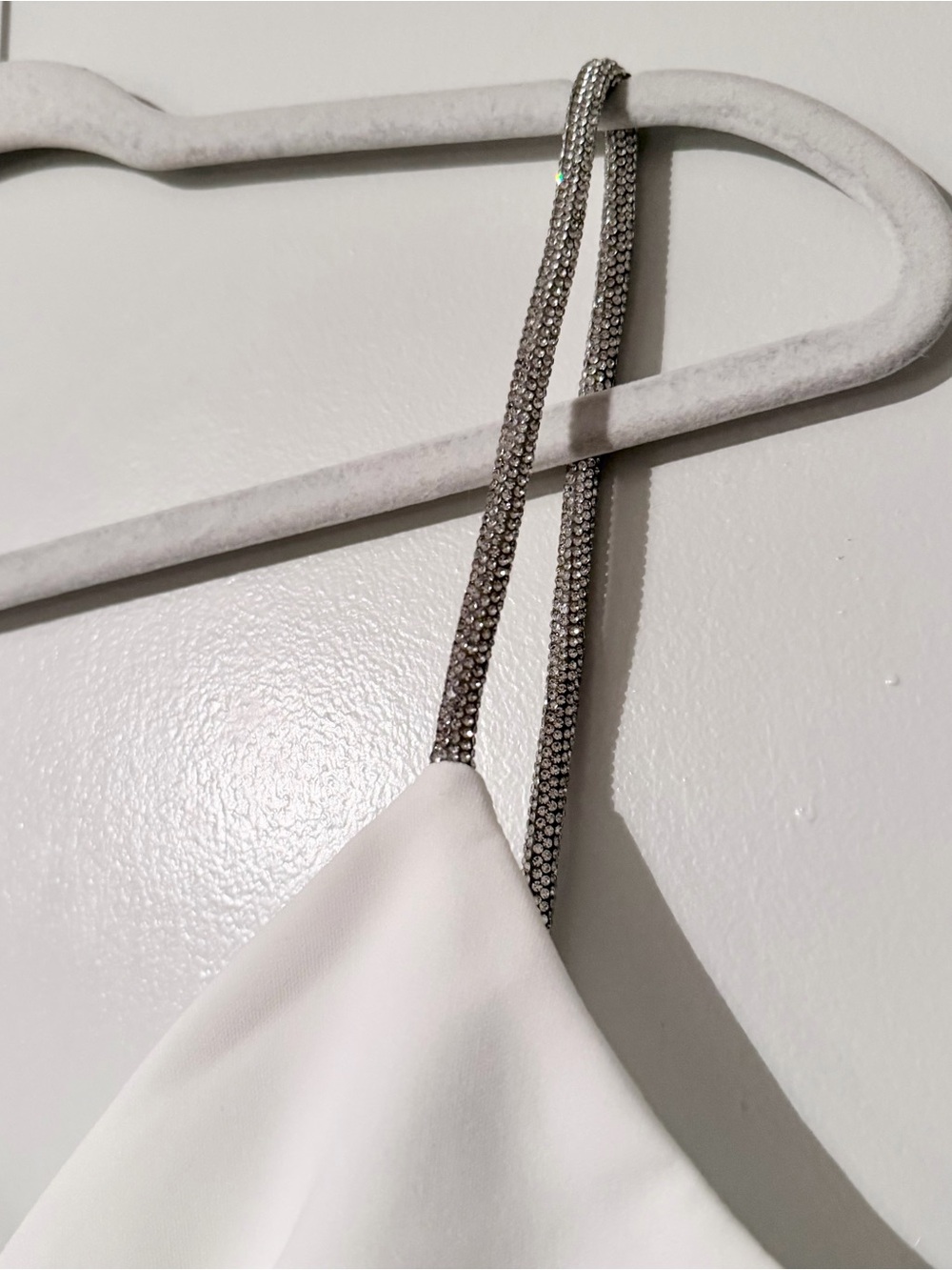 Zara White Rhinestone Top - Picture 6 of 10